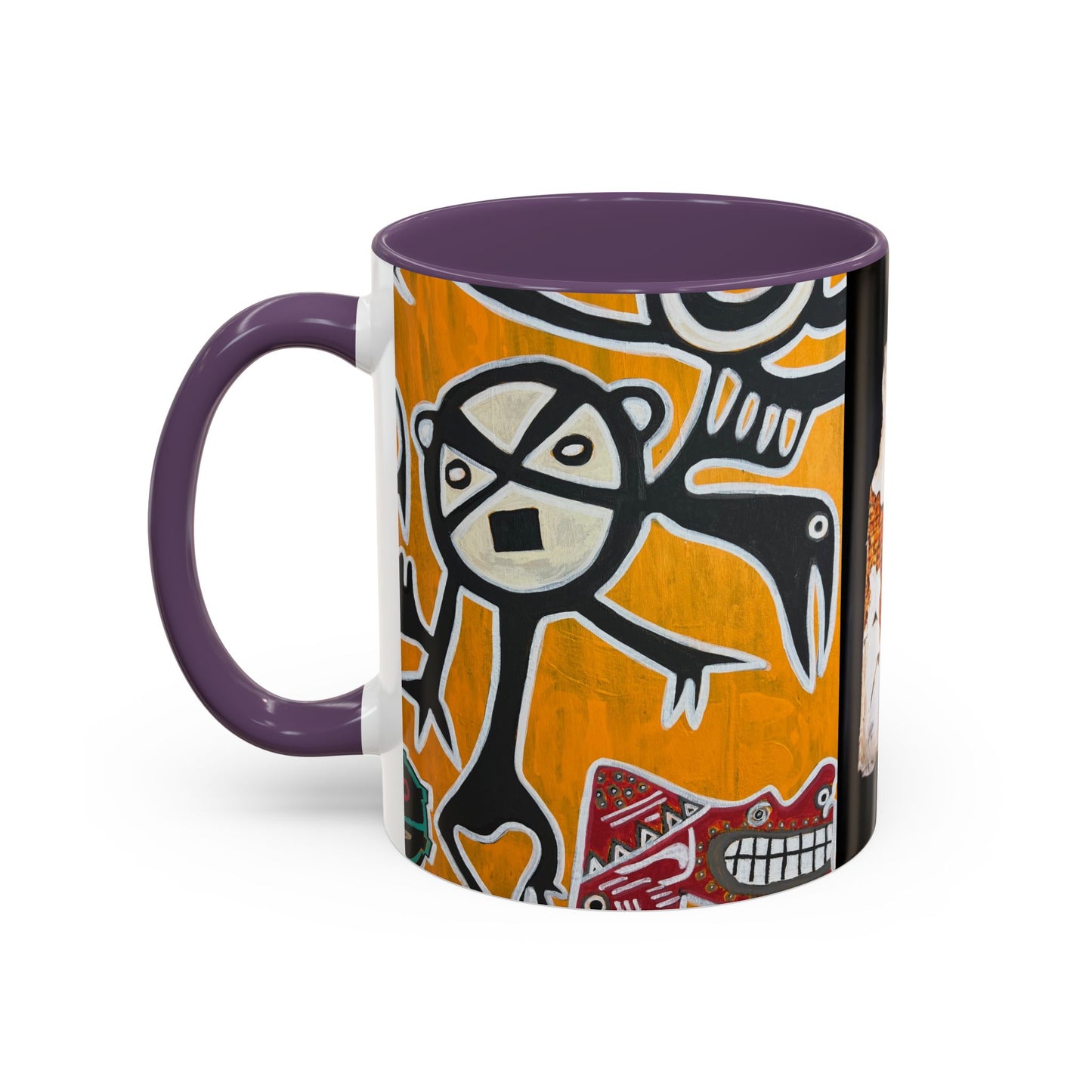 Puerto Rico Flag Coffee Mug — Rustic Street Art Accent Mug (11/15 oz)