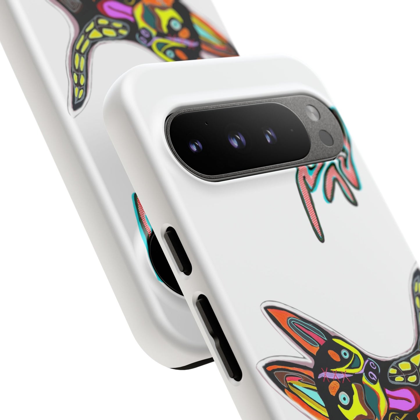 HUSKY  Colorful Abstract Dog Phone Case — 'MAD' Signature Protective Case