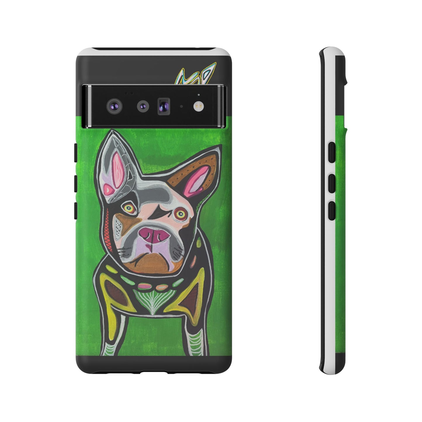 FRENCHIE  Art Phone Case – Colorful Pop Dog iPhone Cover