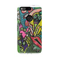 CONCERT  Abstract Graffiti Phone Case — Colorful Street Art Tough Cases
