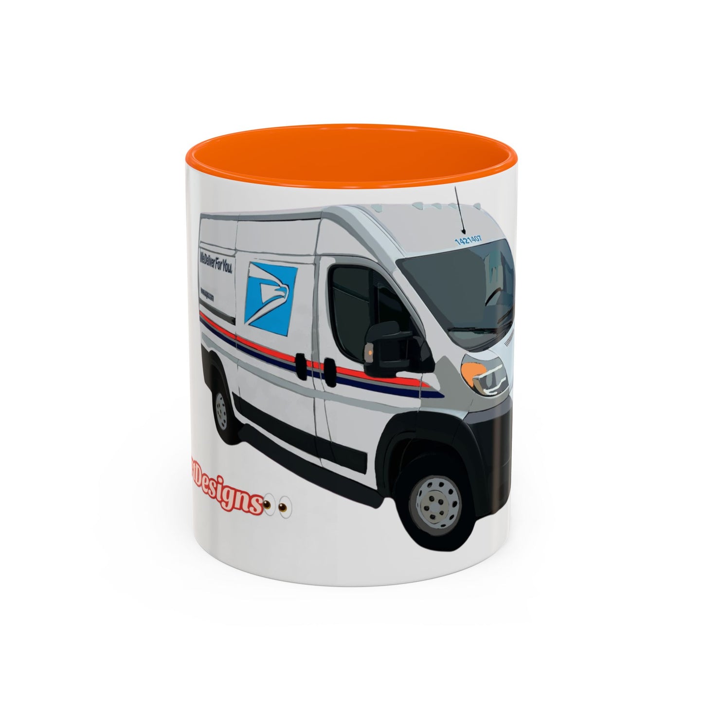 PROMASTER.  Coffee Mug — Postal Delivery Van Illustration