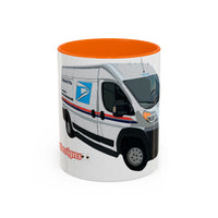 PROMASTER.  Coffee Mug — Postal Delivery Van Illustration