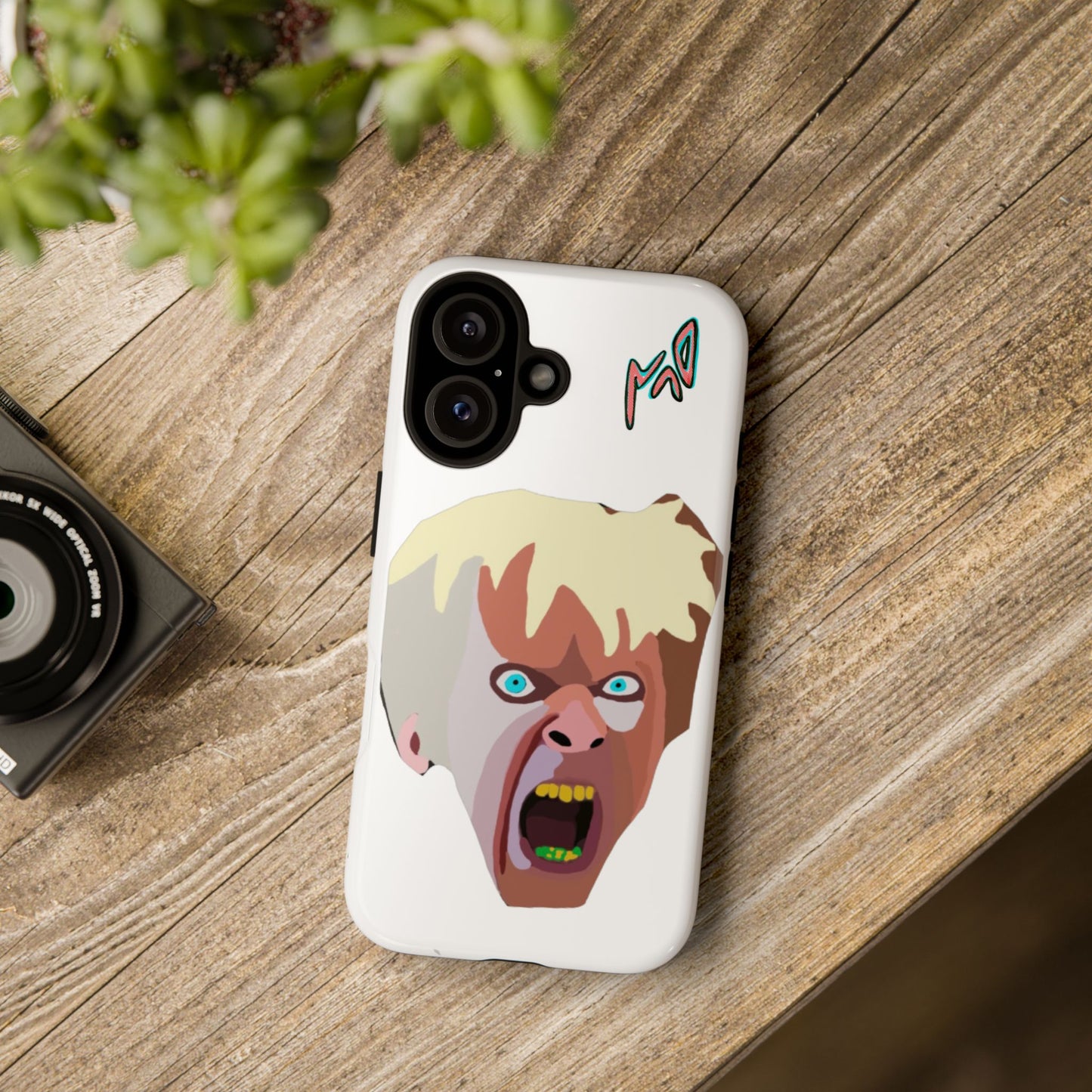 KAREN.  Phone Case — Retro Horror Face Graphic ("Tough Cases")