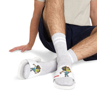 THE REBEL  Men's Graphic Slide Sandals — Removable Strap Colorful Mascot Design