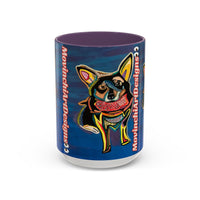 Chihuahua Art Coffee Mug – Colorful Pop‑Art Dog Accent Mug (11/15 oz)