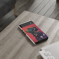 Colorful Pit LABRADOR Tough Phone Case — Vibrant Pop Art Dog Design