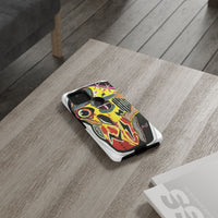 VINCENT.  Skull Riot Phone Case – Colorful Abstract Horror Art Protective Cover