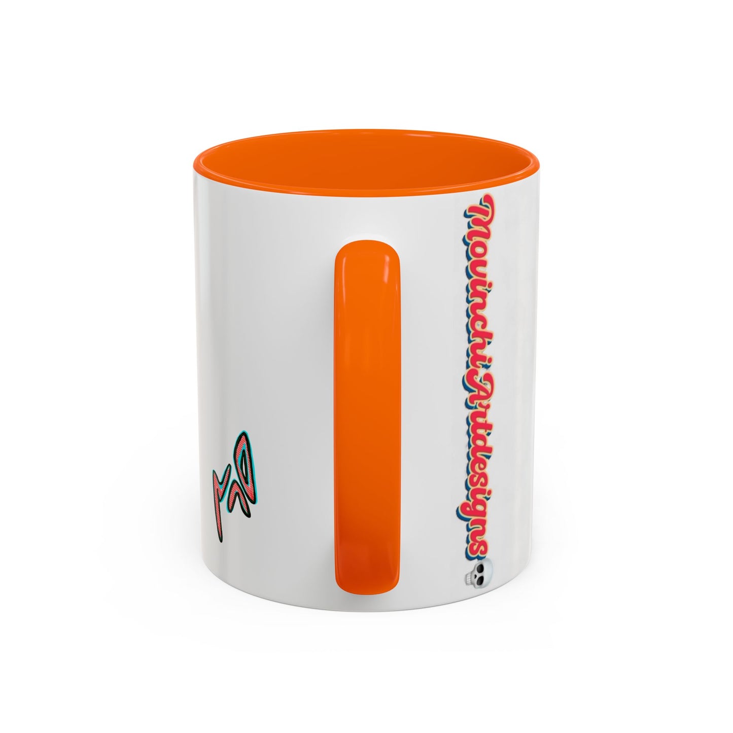 Edgy 3x  Horror Face Accent Coffee Mug (11/15oz) — 'ANAL 3X' Graphic