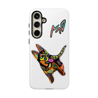 HUSKY  Colorful Abstract Dog Phone Case — 'MAD' Signature Protective Case