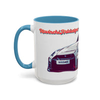 R35.  Sports Car Accent Mug — Nissan GT-R Inspired Coffee Cup (11/15oz)