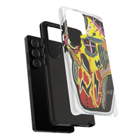 VINCENT.  Skull Riot Phone Case – Colorful Abstract Horror Art Protective Cover