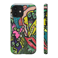 CONCERT  Abstract Graffiti Phone Case — Colorful Street Art Tough Cases