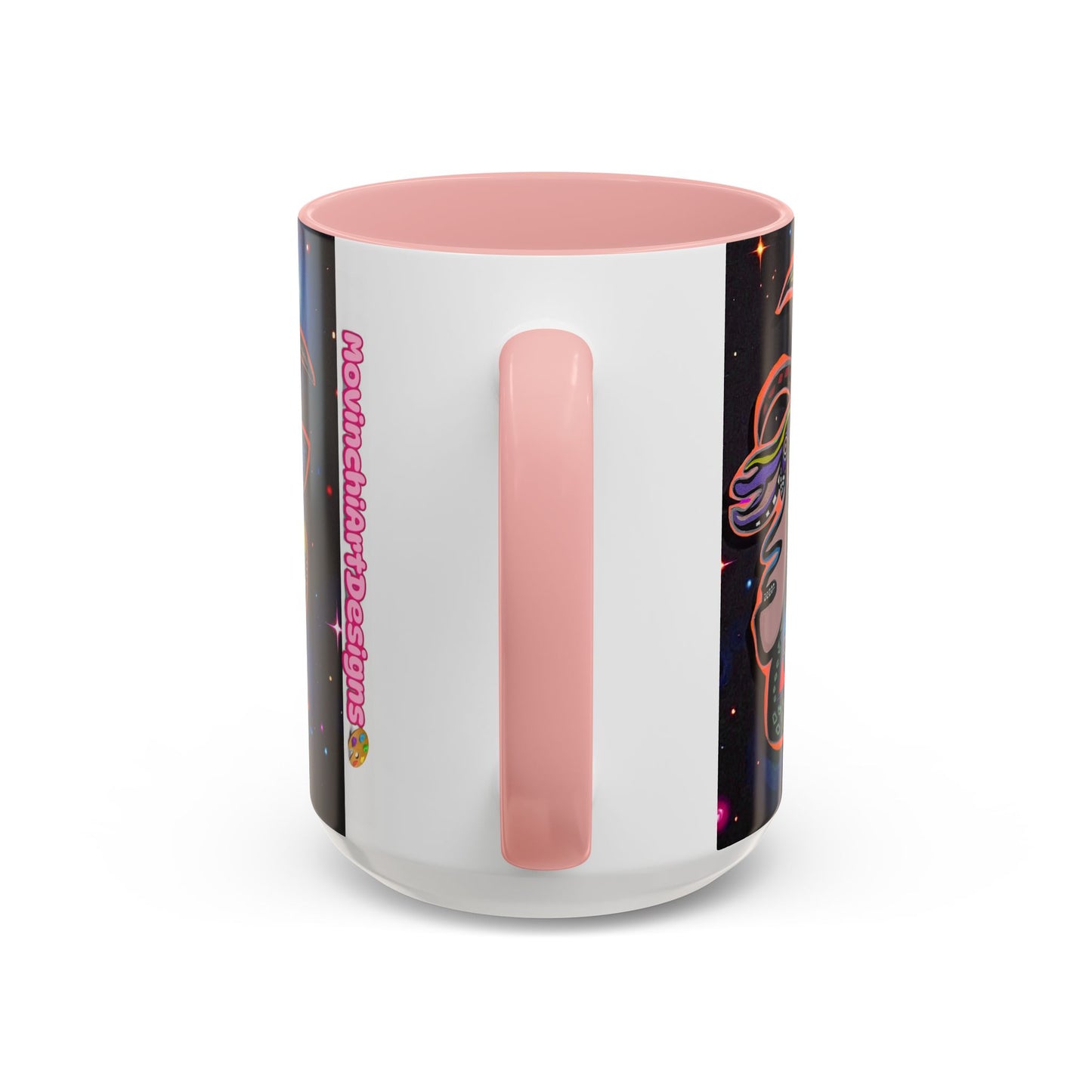 Psychedelic RYDER2.0   Space Goat Accent Coffee Mug — Colorful Cosmic Animal Art (11/15oz)