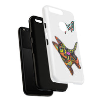 HUSKY  Colorful Abstract Dog Phone Case — 'MAD' Signature Protective Case