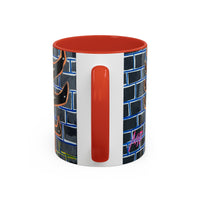 Abstract Street-Art Eye Coffee Mug — Colorful Graffiti Accent Mug (11/15 oz)