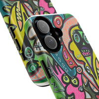 CONCERT  Abstract Graffiti Phone Case — Colorful Street Art Tough Cases