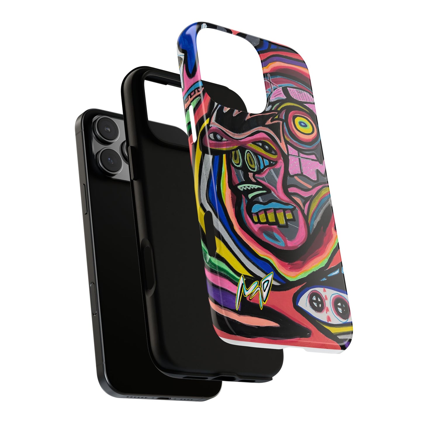 CRAZY Graffiti Phone Case — Colorful Street Art Protective Cover