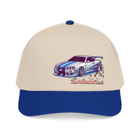 Racing Skyline Embroidered Cap — Vintage GT Sports Car Hat