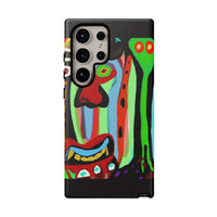 CRAZY.   Tribal Face Phone Case — Colorful Modern Art iPhone Cover