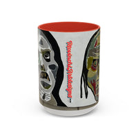 3 amigos2.0 Zombie Skull Coffee Mug — Spooky Horror Accent Mug (11/15 oz)