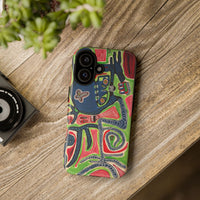 Abstract AFTERLIFE Phone Case — Bold Psychedelic Music Art