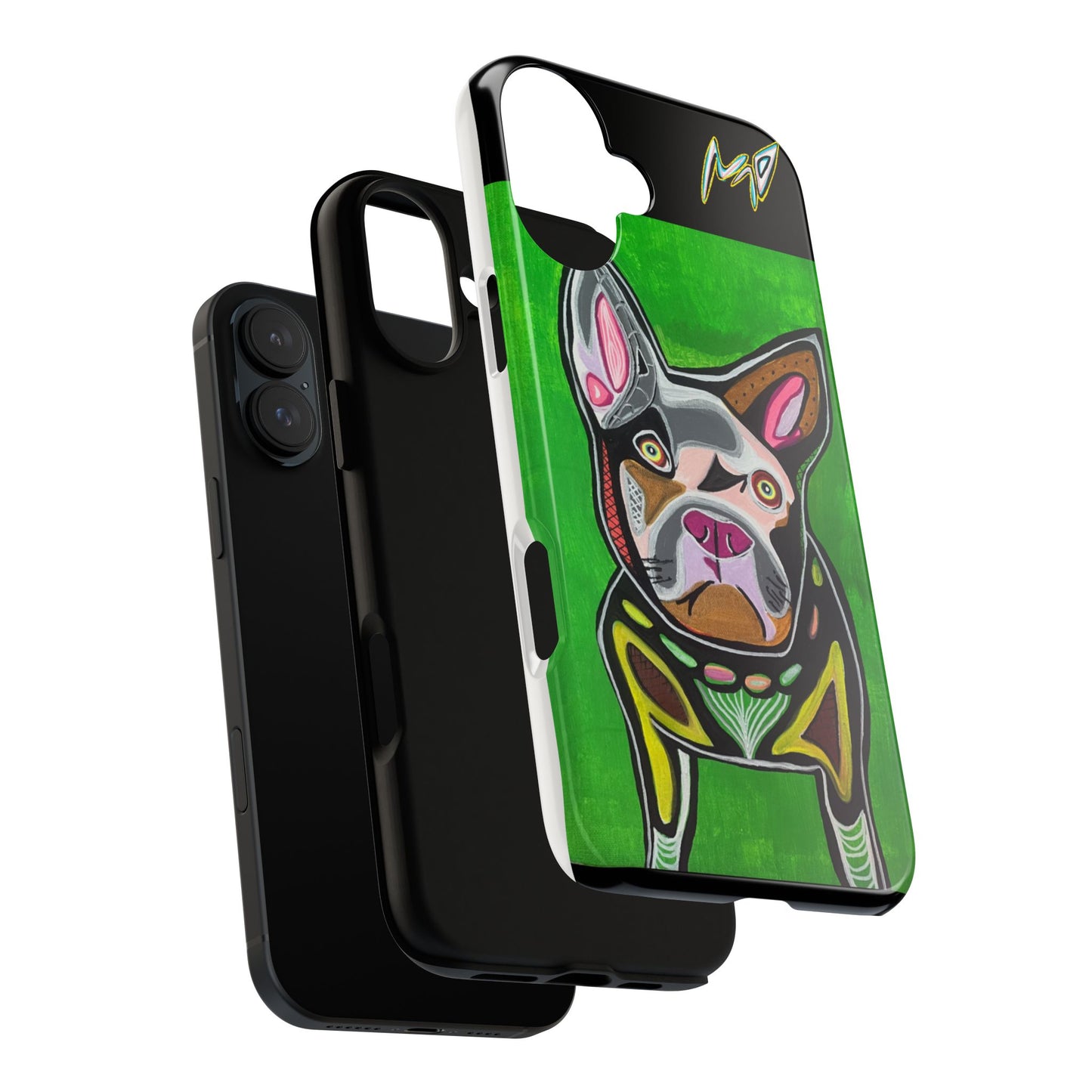 FRENCHIE  Art Phone Case – Colorful Pop Dog iPhone Cover