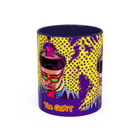 OLIVER TREE"The GOAT" Pop Art Coffee Mug – Colorful Retro Graphic Accent Mug (11/15oz)
