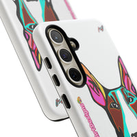 MR Bull Terrier Phone Case — Colorful Pop Art Tough Cases for Dog Lovers