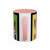VIEJO SAN JUAN,  Colorful Cityscape Coffee Mug — Vibrant European Street Accent Mug