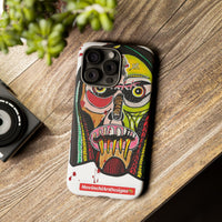 KUNTA.  Abstract Tribal Skull Phone Case — Colorful Street Art Protective Cover