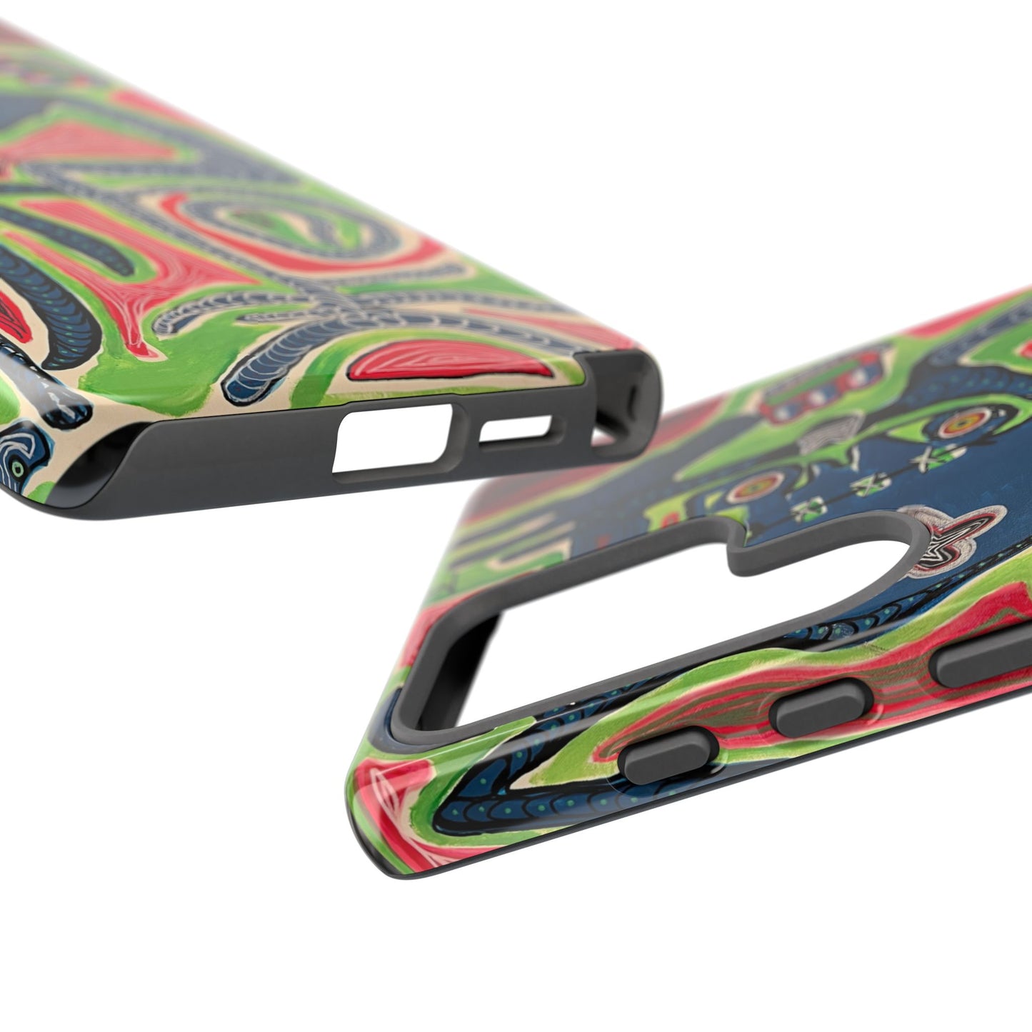 Abstract AFTERLIFE Phone Case — Bold Psychedelic Music Art