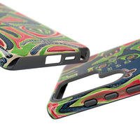 Abstract AFTERLIFE Phone Case — Bold Psychedelic Music Art