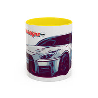 R35.  Sports Car Accent Mug — Nissan GT-R Inspired Coffee Cup (11/15oz)