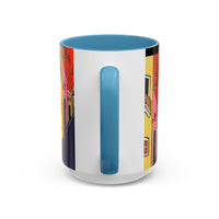 SAN SEBASTIAN.  Colorful Street Scene Accent Coffee Mug — Vibrant Urban Art Ceramic Mug (11/15oz)