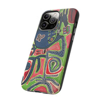 Abstract AFTERLIFE Phone Case — Bold Psychedelic Music Art