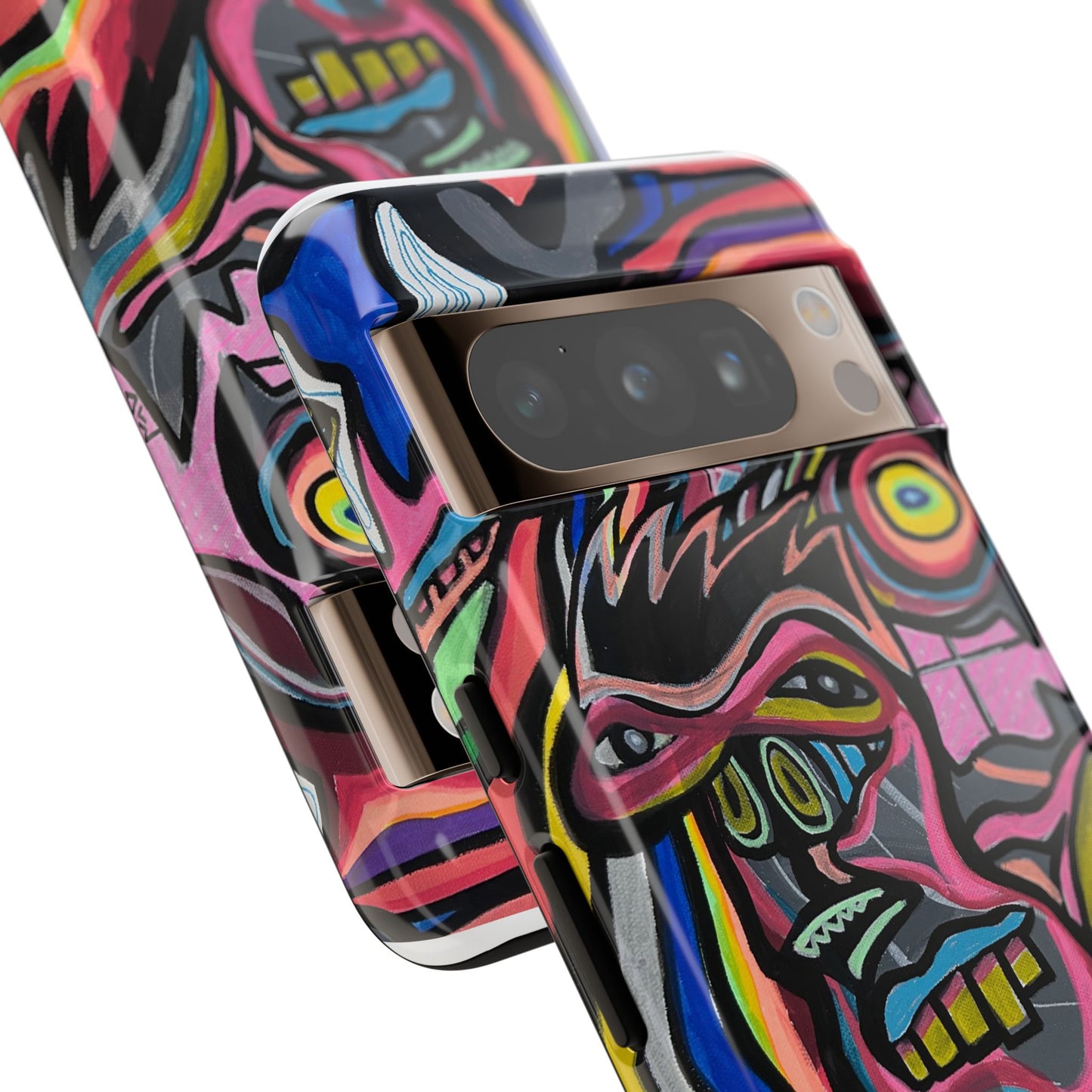 CRAZY Graffiti Phone Case — Colorful Street Art Protective Cover