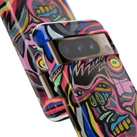CRAZY Graffiti Phone Case — Colorful Street Art Protective Cover