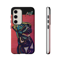 Colorful Pit LABRADOR Tough Phone Case — Vibrant Pop Art Dog Design