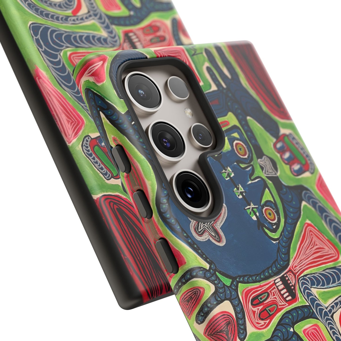 Abstract AFTERLIFE Phone Case — Bold Psychedelic Music Art