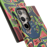 Abstract AFTERLIFE Phone Case — Bold Psychedelic Music Art