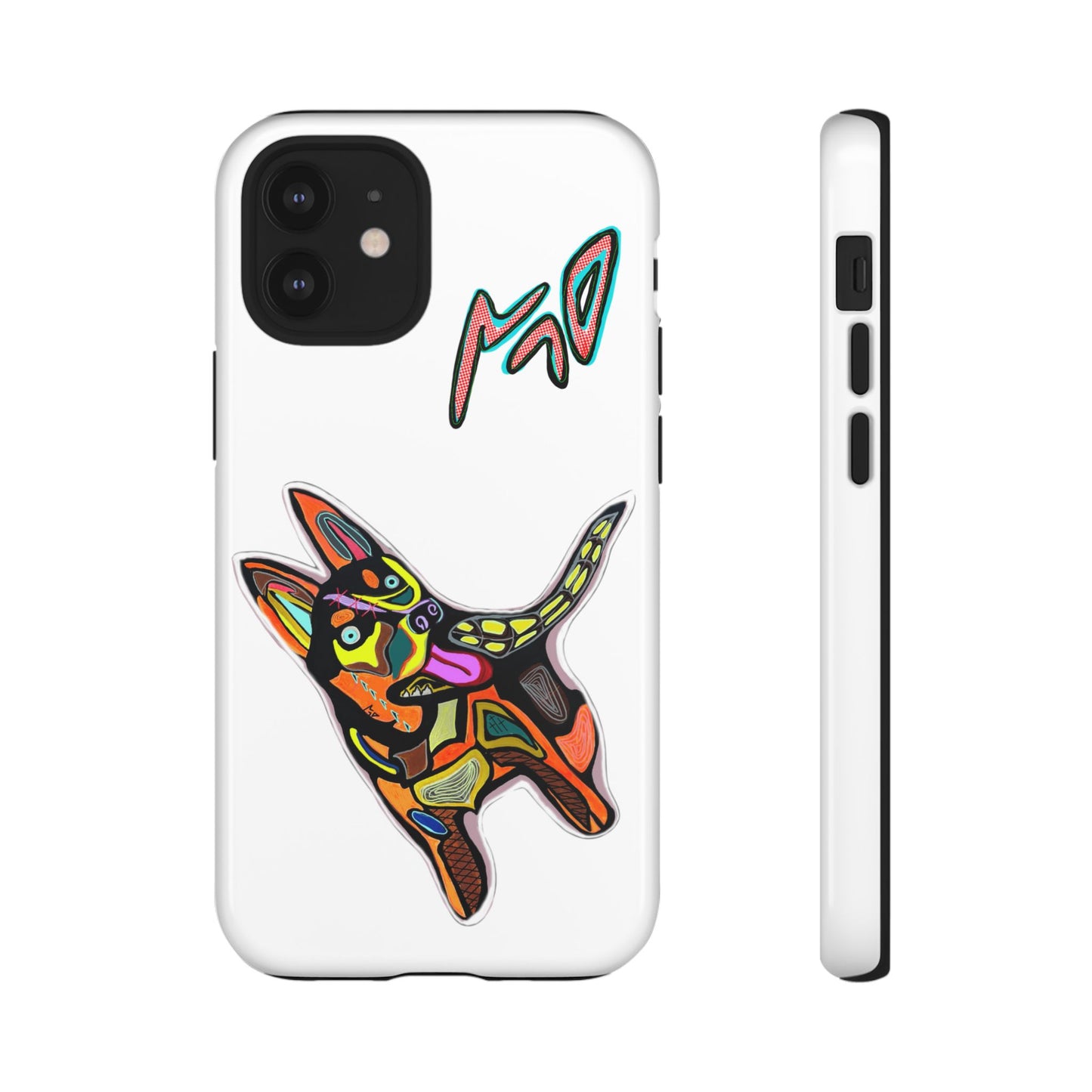 HUSKY  Colorful Abstract Dog Phone Case — 'MAD' Signature Protective Case