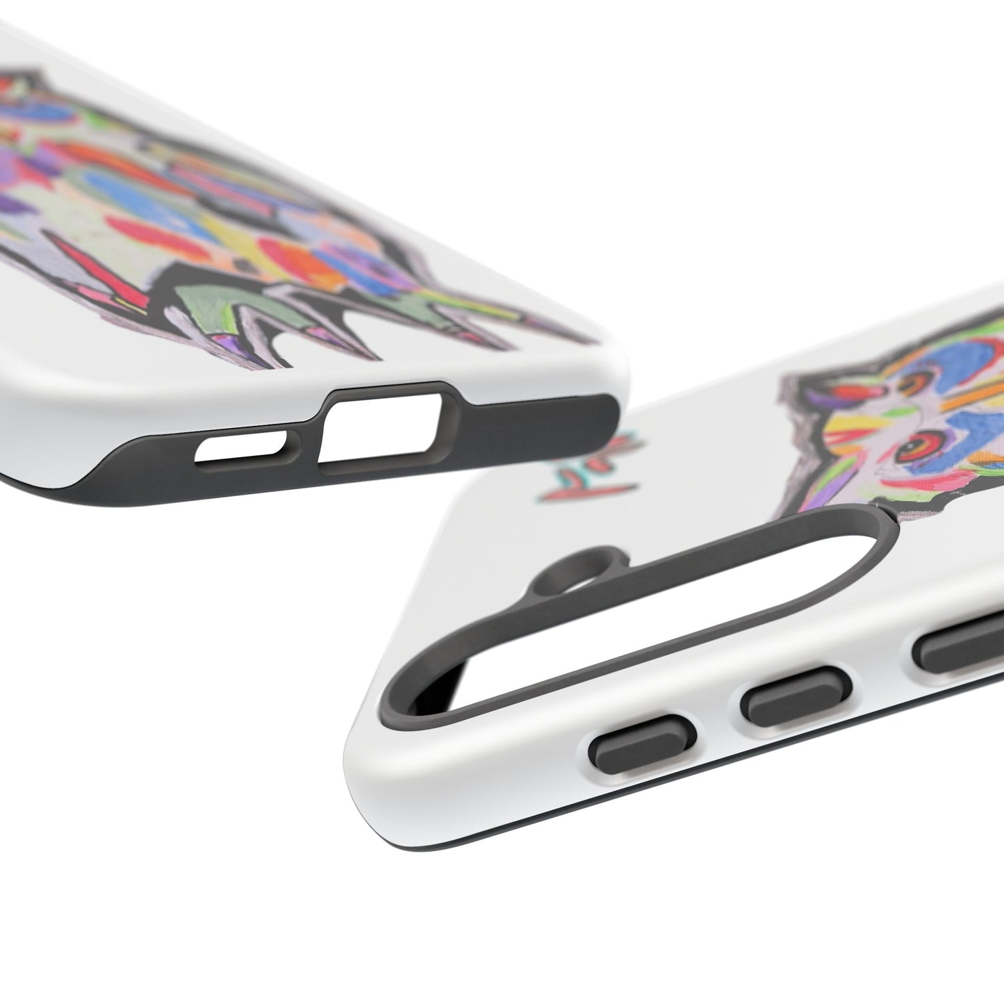 Colorful Owl Phone Case — Artistic Owl Illustration Tough Case