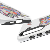 Colorful Owl Phone Case — Artistic Owl Illustration Tough Case