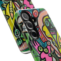 CONCERT  Abstract Graffiti Phone Case — Colorful Street Art Tough Cases