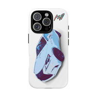 Melvin White Sports Car Phone Case - Retro Pop Art Supercar Protective Tough Case