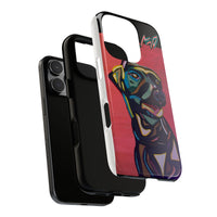Colorful Pit LABRADOR Tough Phone Case — Vibrant Pop Art Dog Design