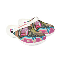 FLOW DOG  Pug Pop Art EVA Foam Clogs — Colorful Cartoon Dog Slip-On Shoes