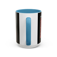 Coffee Mug — Colorful Abstract Cross Accent Ceramic Mug (11/15 oz)