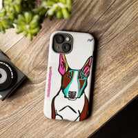 MR Bull Terrier Phone Case — Colorful Pop Art Tough Cases for Dog Lovers