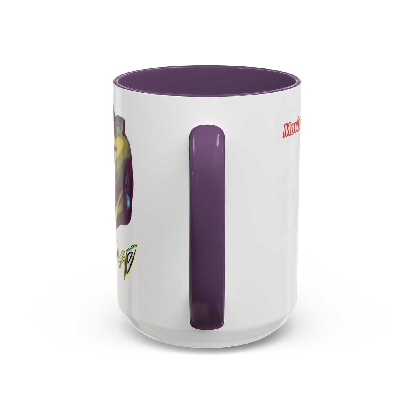 RX7  Coffee Mug — Yellow Sports Car Illustration Accent Mug
